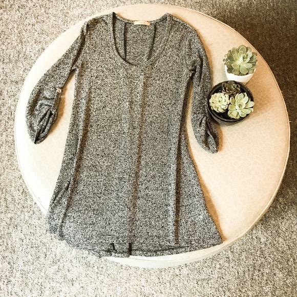 Gray sweater dress - Picture 1 of 4